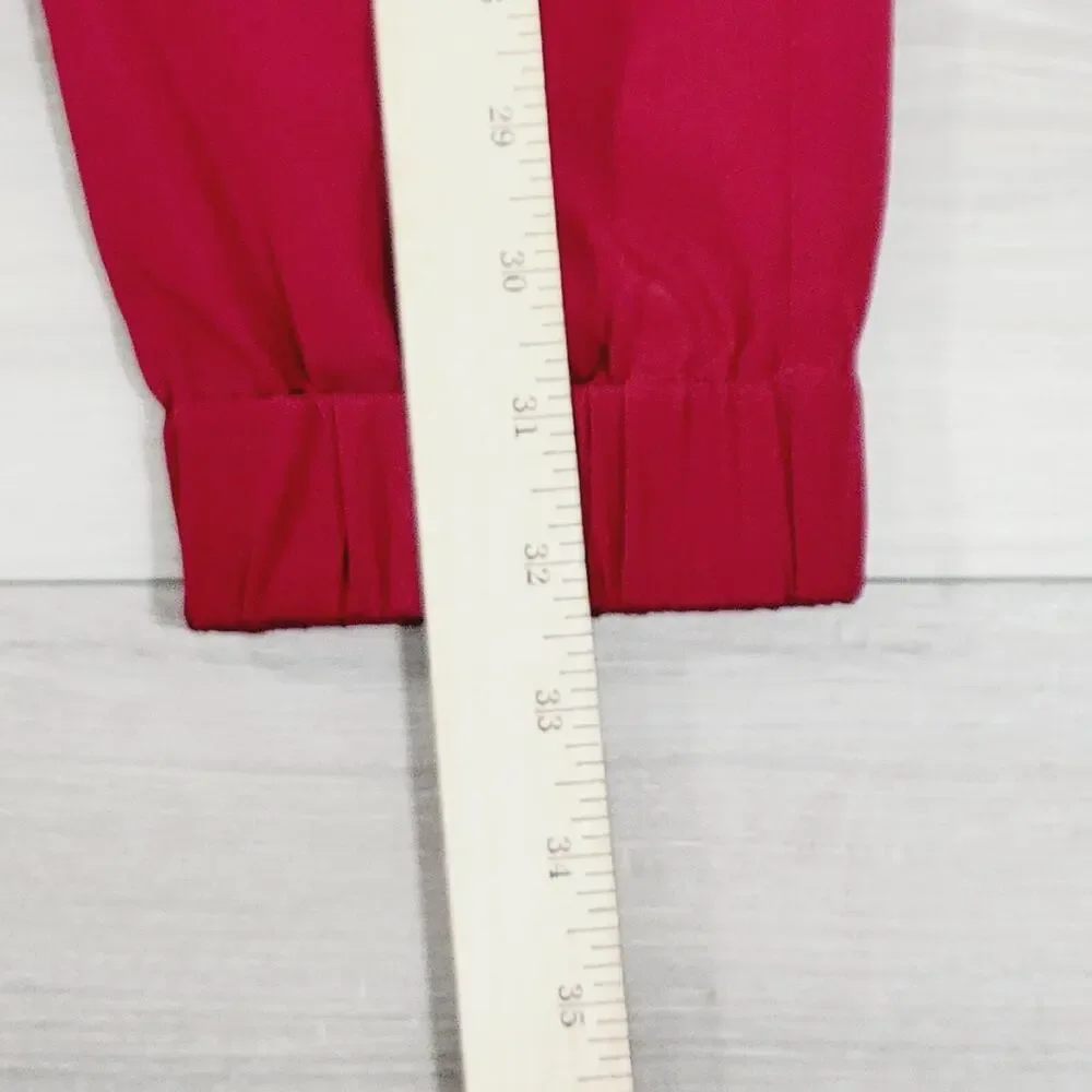 Ramy Brook Crop Jogger Pants Women's Chili XS Drawstring New